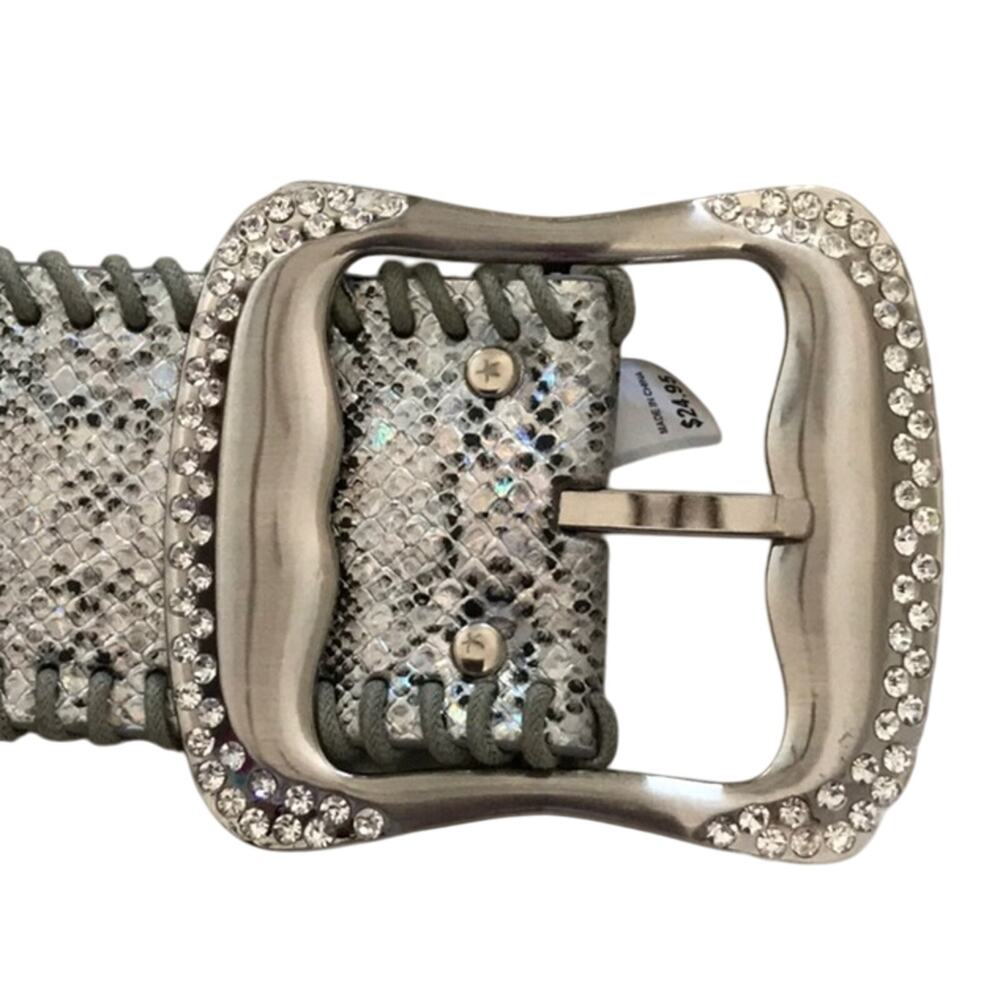 Daytrip jeweled bling belt with buckle size medium festival concert western